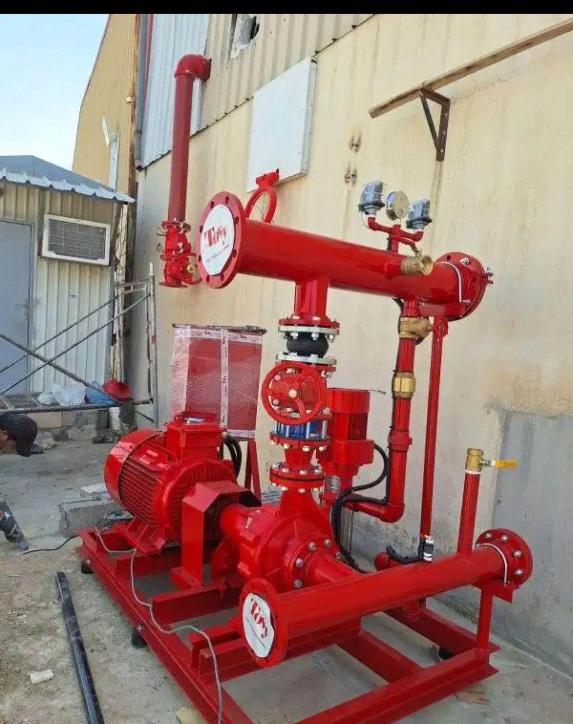 مضخات الحريق وشبكات التغذية